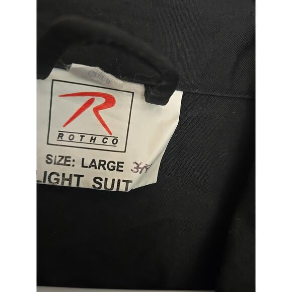 US Navy Aviator Coveralls Flight Suit Navy USS HORNET CV-12 Patches Size Large - Picture 4 of 8